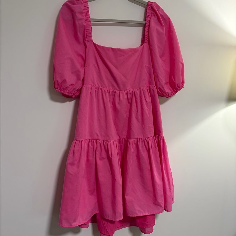 Pink Babydoll Dress